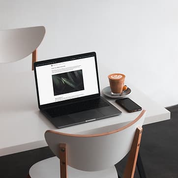 Work Desk and Laptop